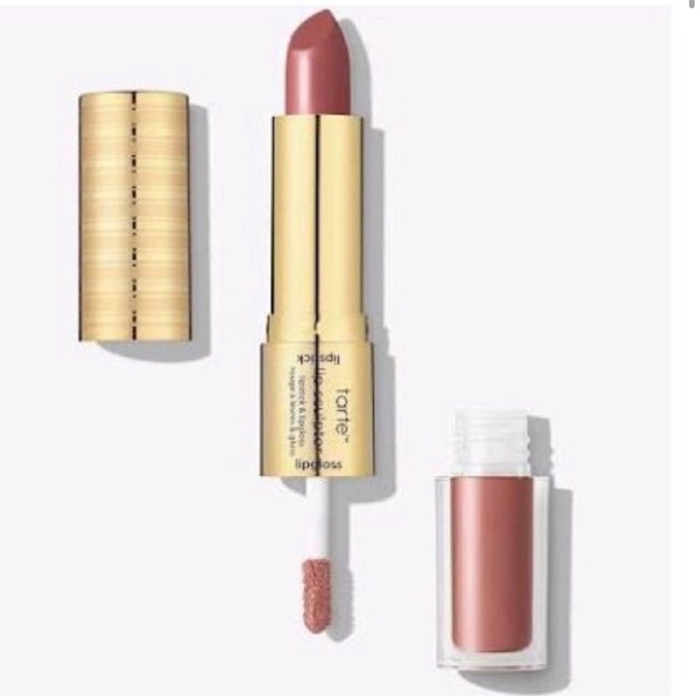 NWT Tarte The Lip Sculptor Lipstick Lip Gloss Combo- Color Jam RARE